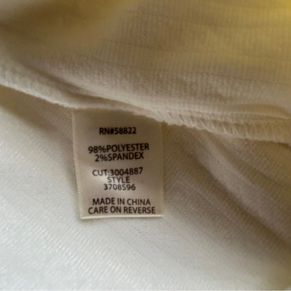 Max Studio | Textured Ribbed Balloon Sleeve Drawstring Waist Hoodie NWT Medium - Picture 8 of 9